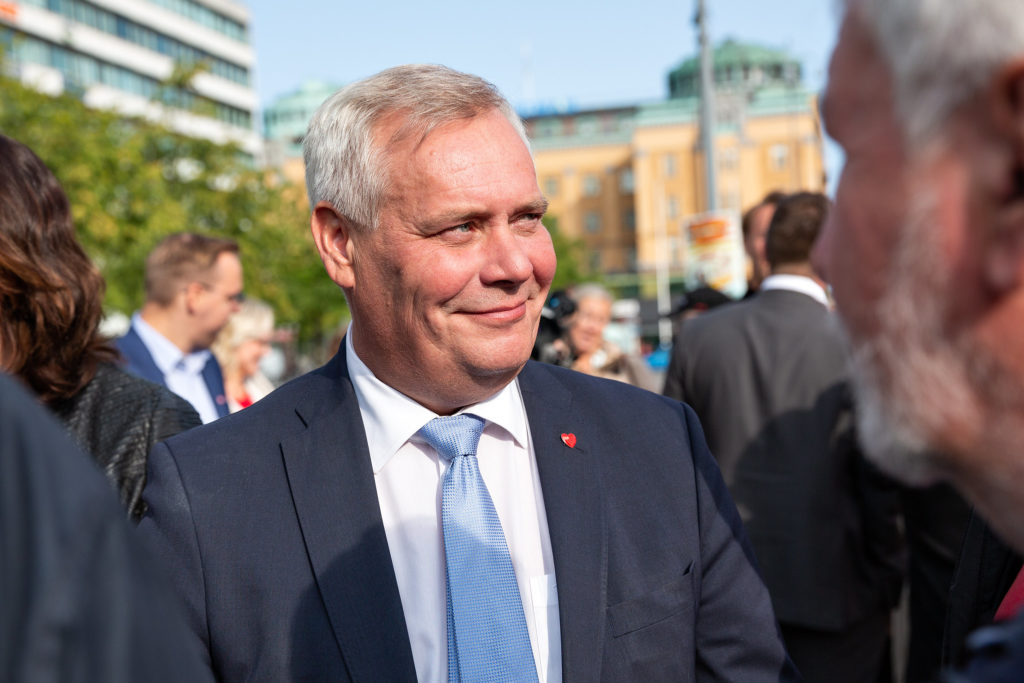 Pääministeri Antti Rinne